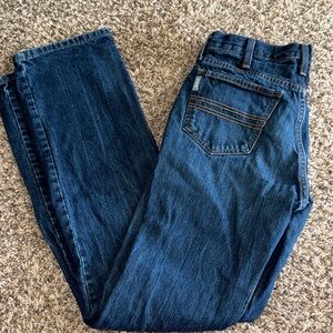 Cinch Men's Silver Label Dark Wash Slim Fit Performance Stretch Straight Leg